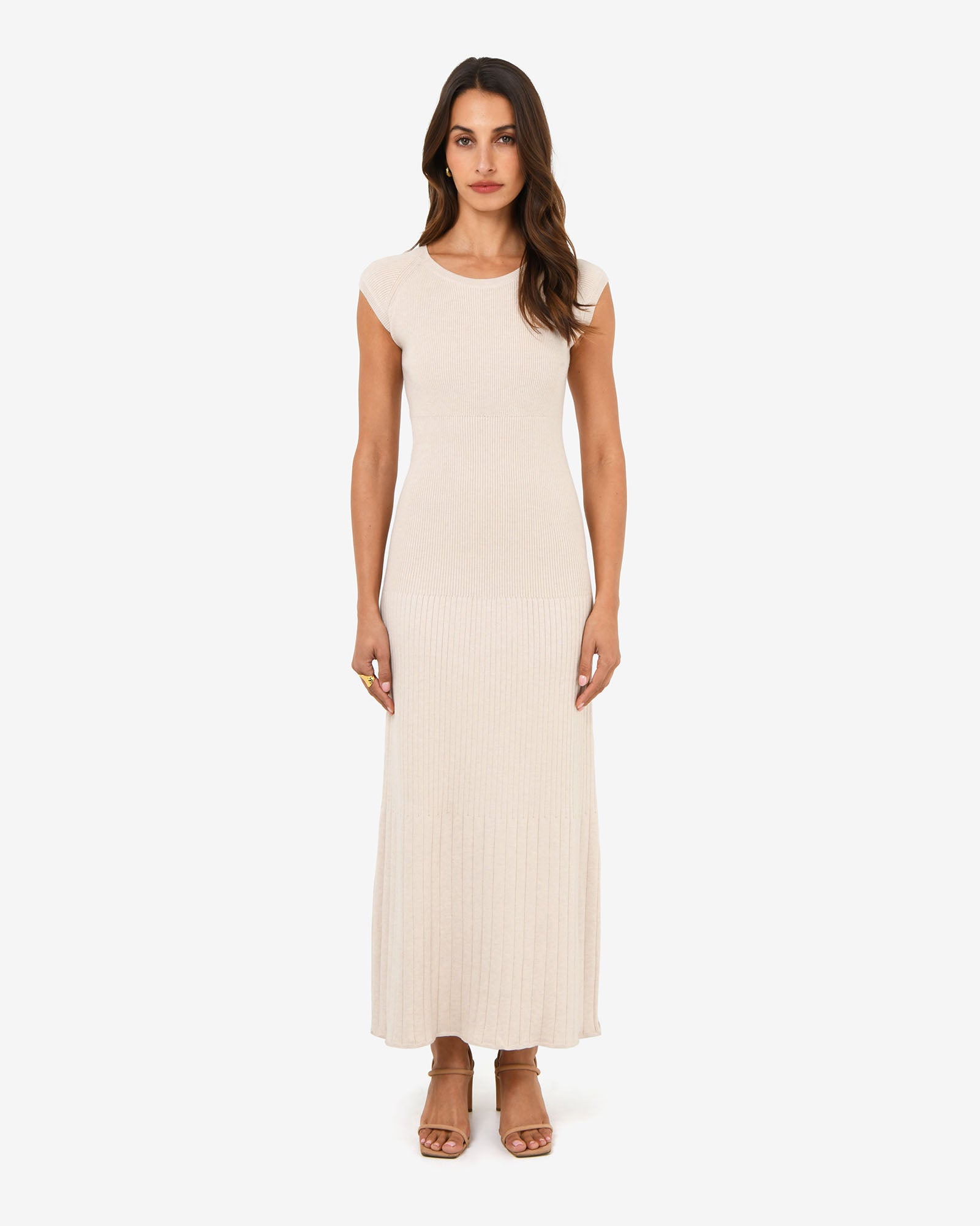 Lourdes Ribbed Knit Dress