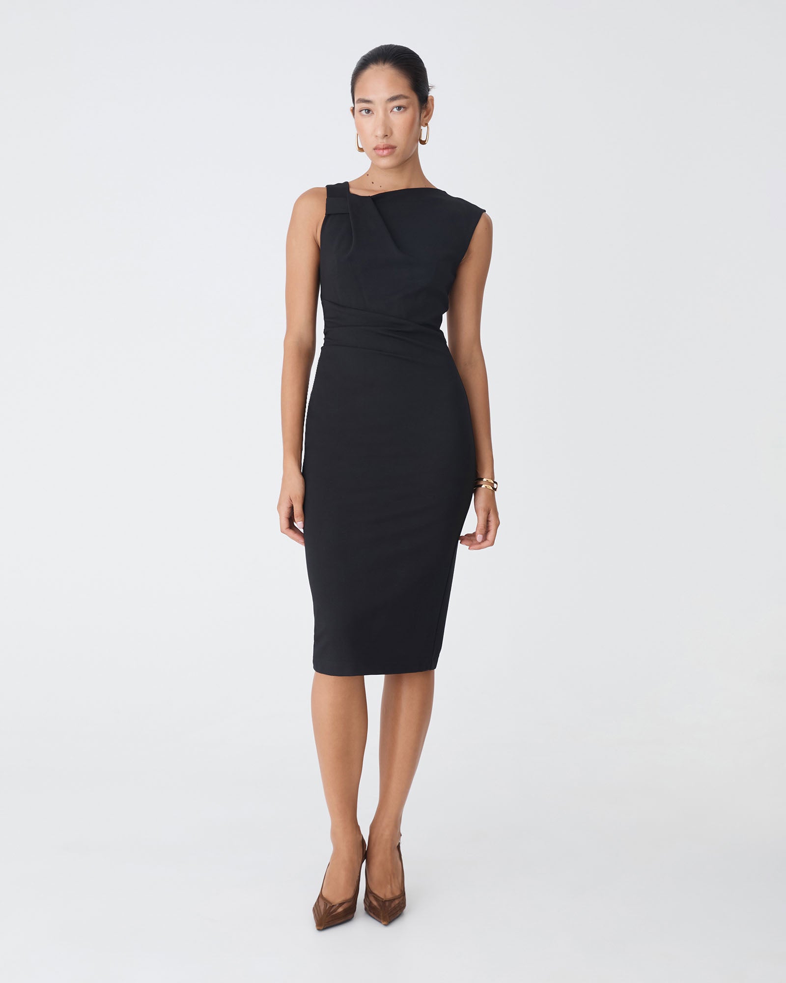 Sutton Twist Shoulder Dress