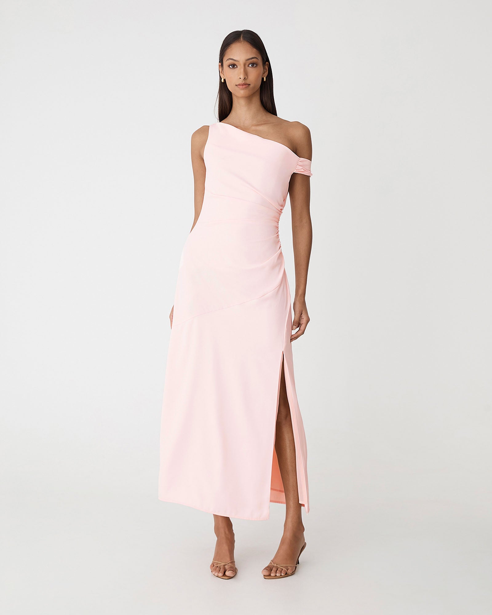 Afina One Shoulder Twist Dress