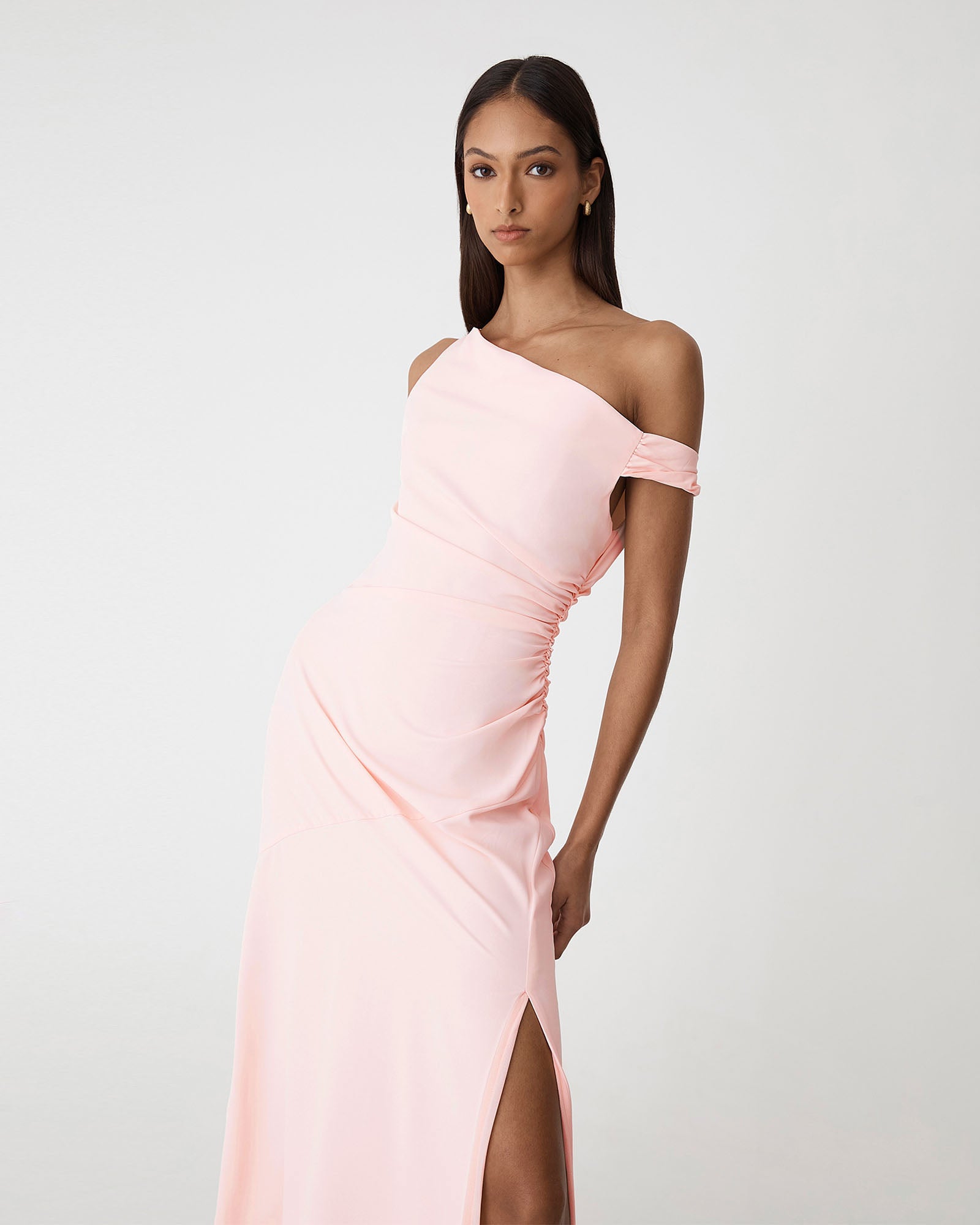 Afina One Shoulder Twist Dress