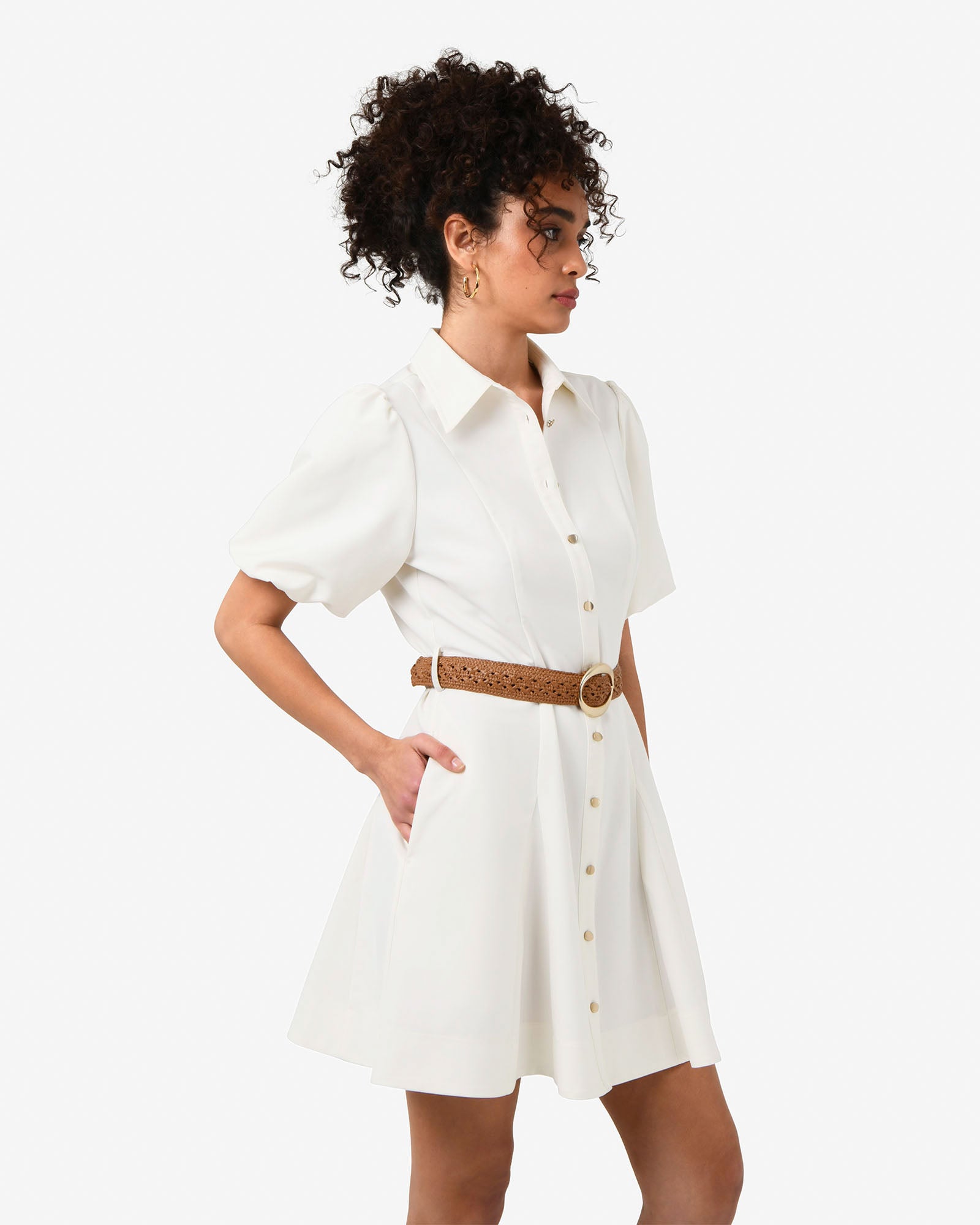 Amera Belted Mini Dress