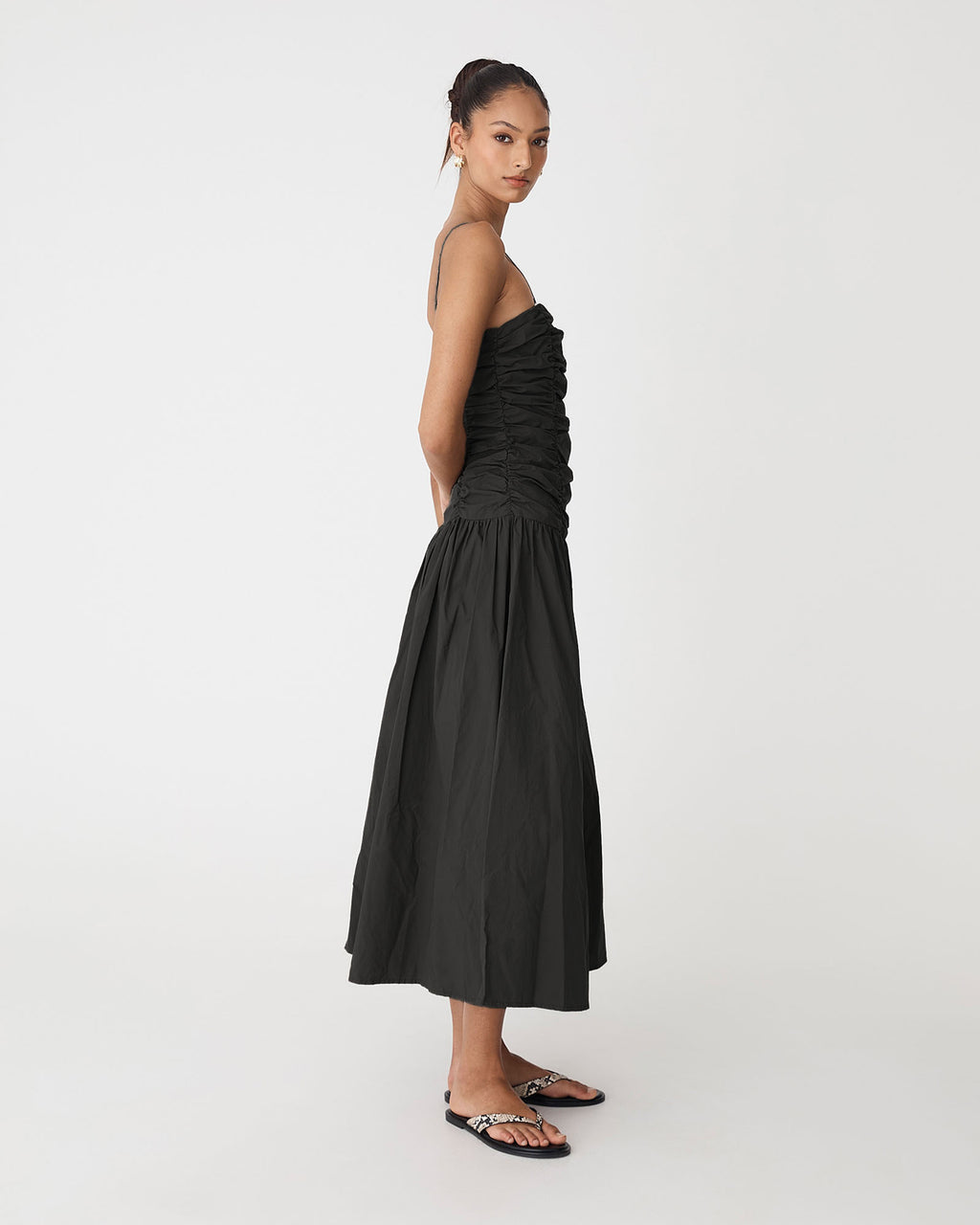 Cathy Cotton Modal Midi Dress
