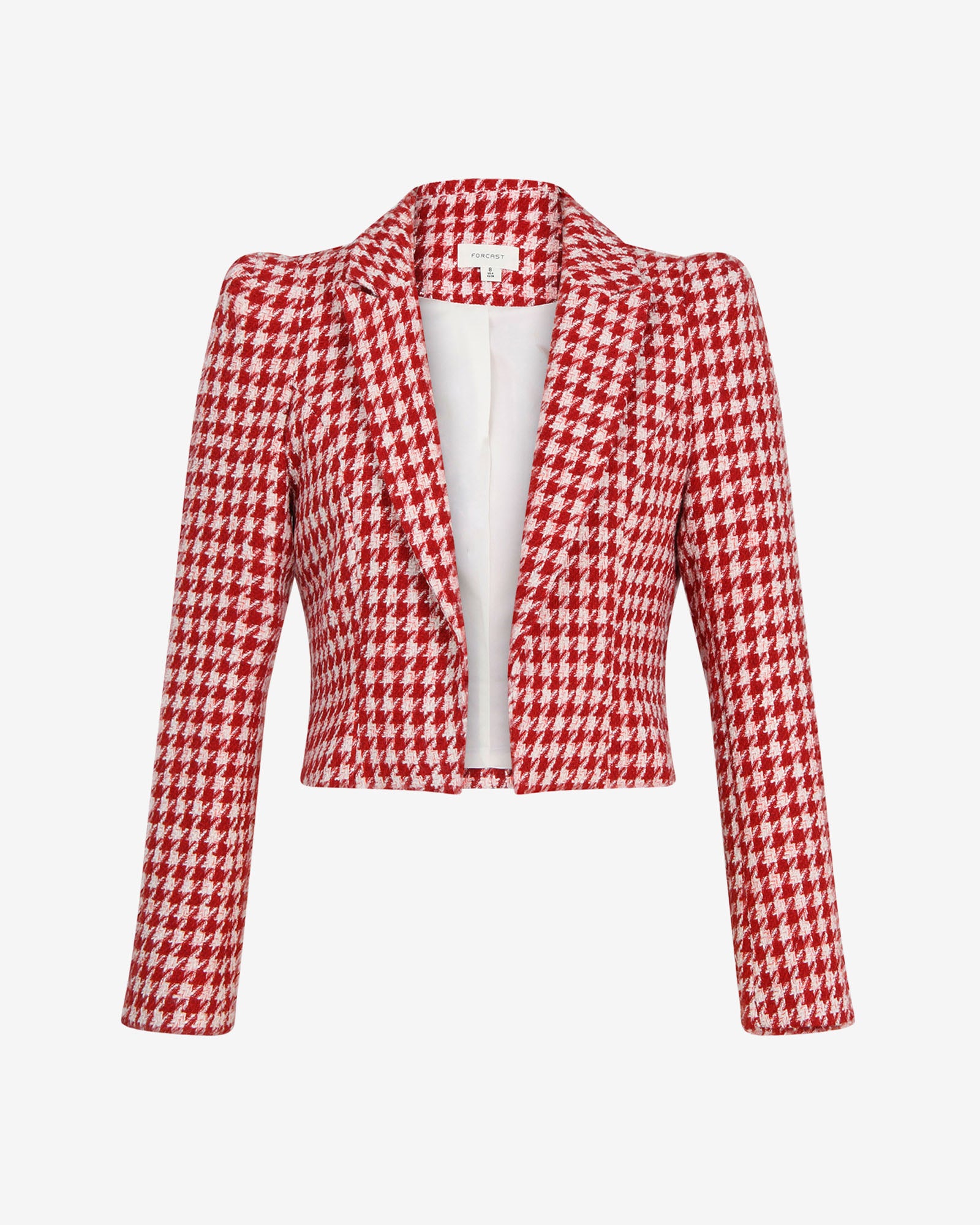 Bennet Houndstooth Crop Blazer