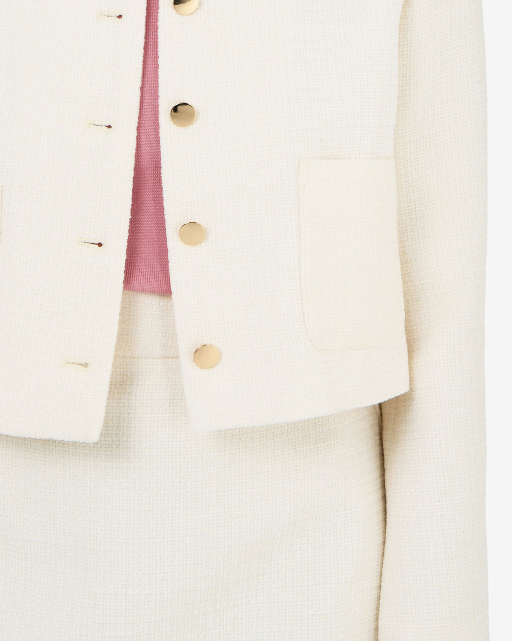 Cynthia Crop Tweed Jacket