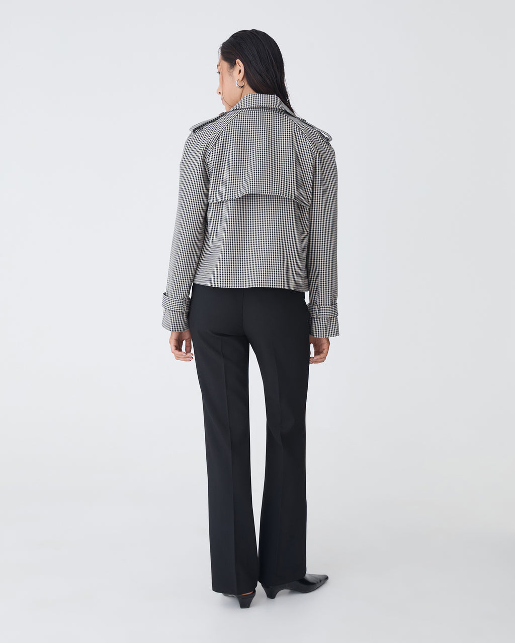 Flynn Cropped Trench Coat