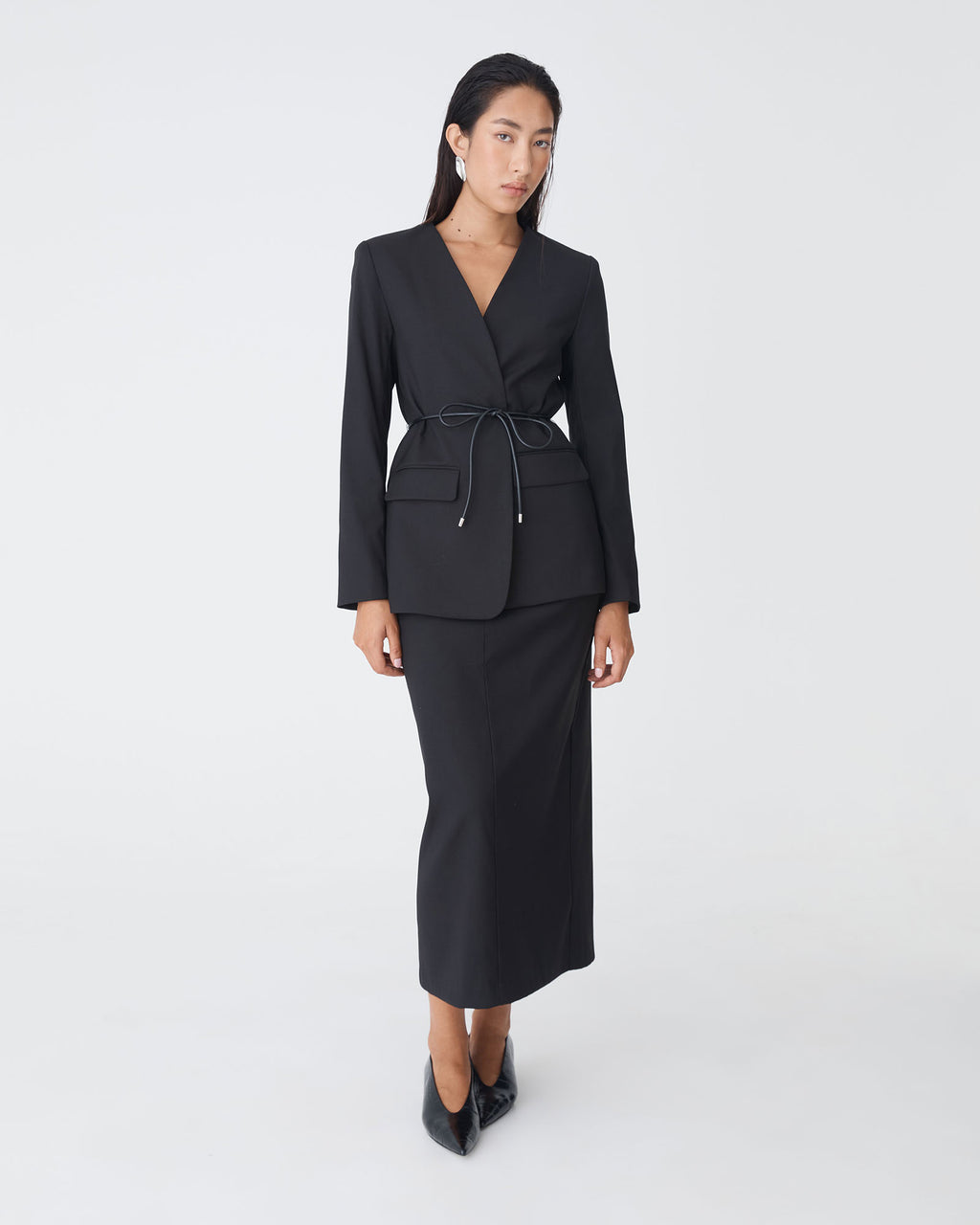 Aaria Collarless Blazer