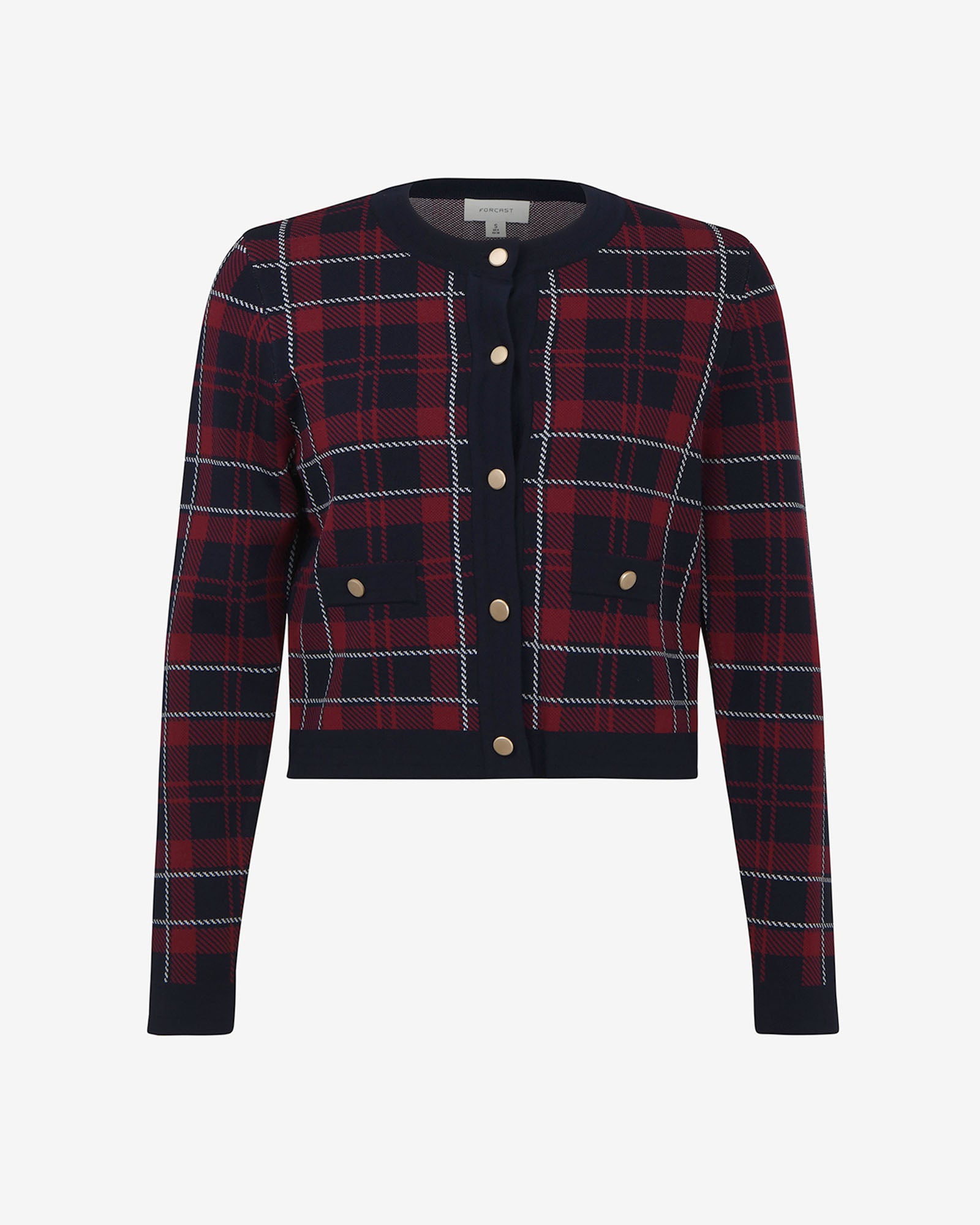 Siane Check Knit Cardigan