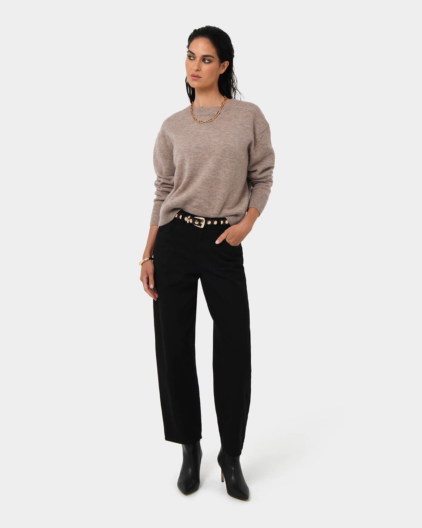 Joyli Round Neck Knit