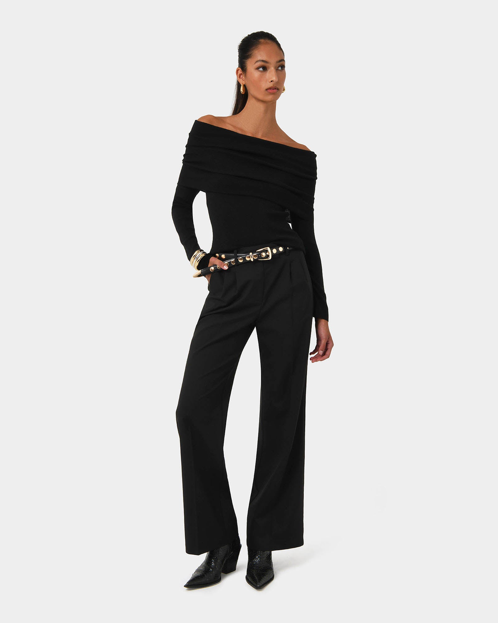 Ally Off Shoulder Knit