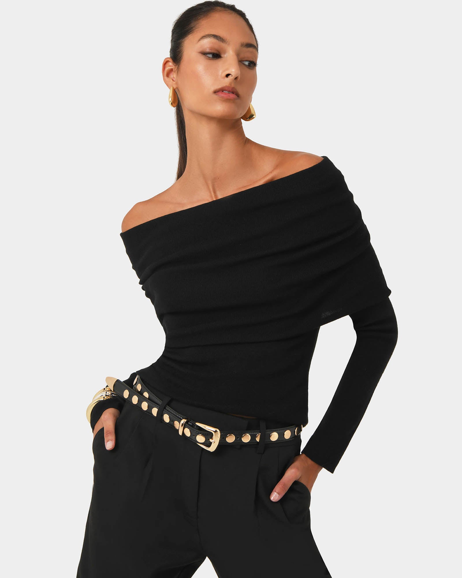 Ally Off Shoulder Knit