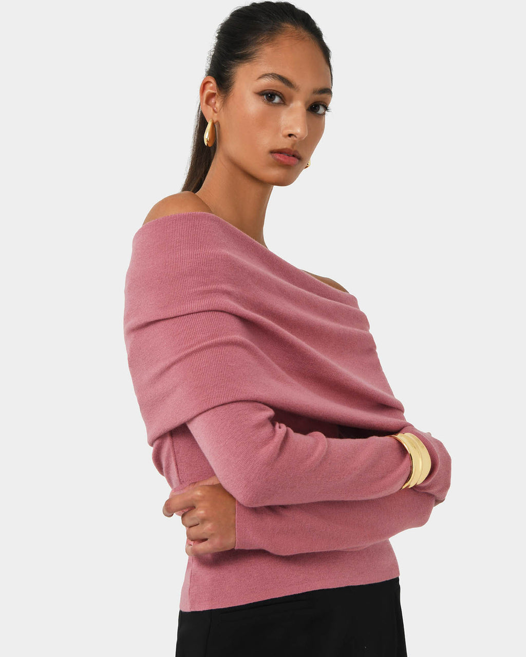 Ally Off Shoulder Knit