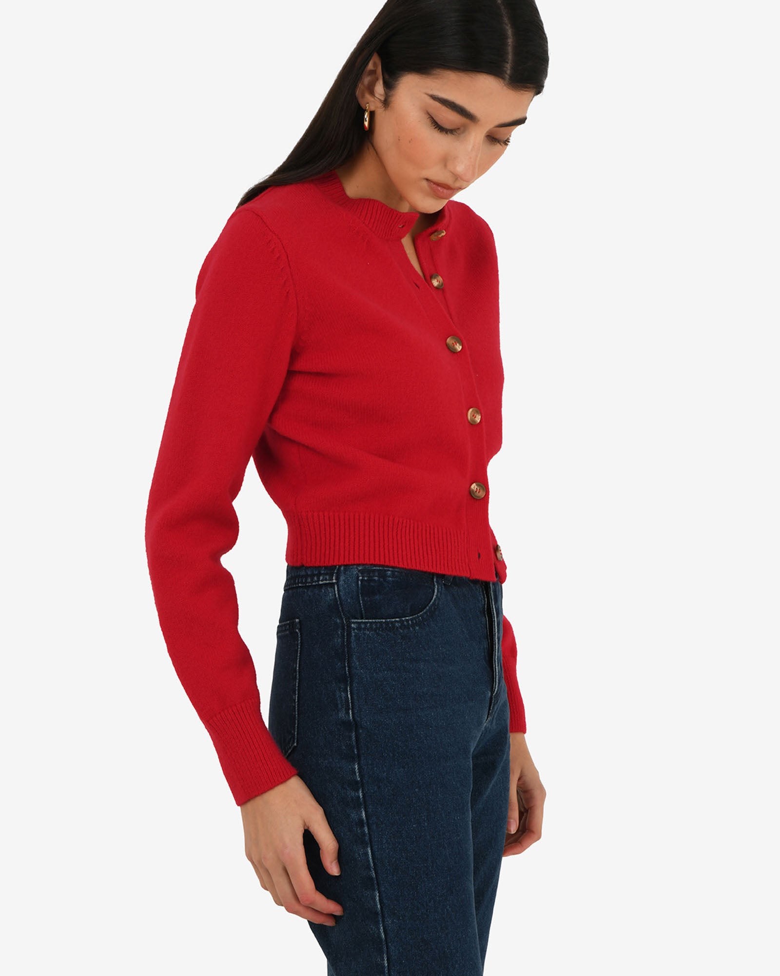 Alina Button Cardigan