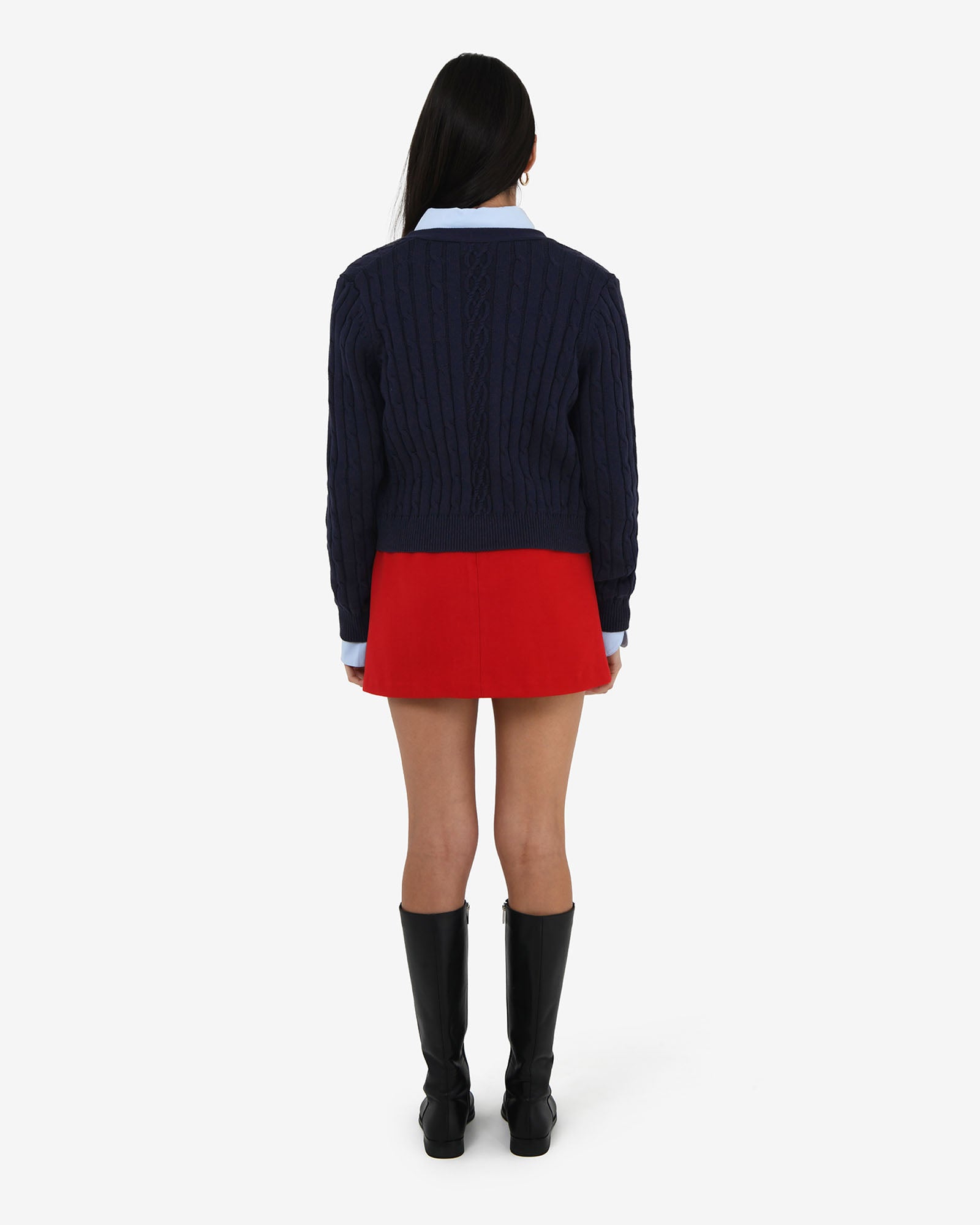 Rhodes Cable Knit Cardigan