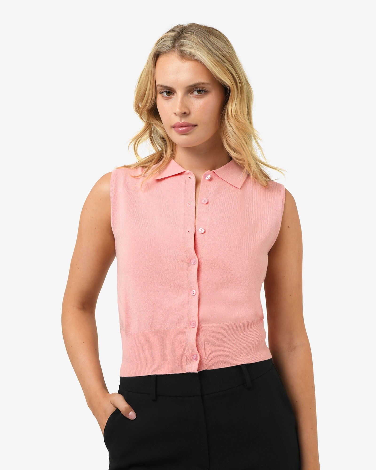 Collins Collar Knit Top