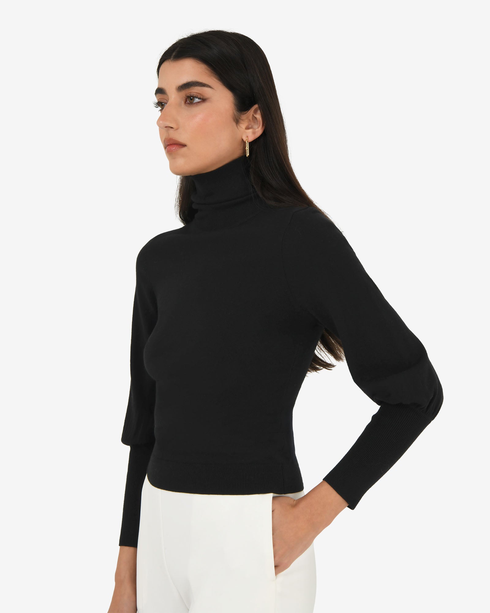 Nolan High Neck Knit