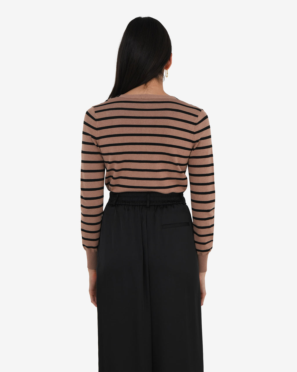 Arabell V-neck Stripe Cardigan