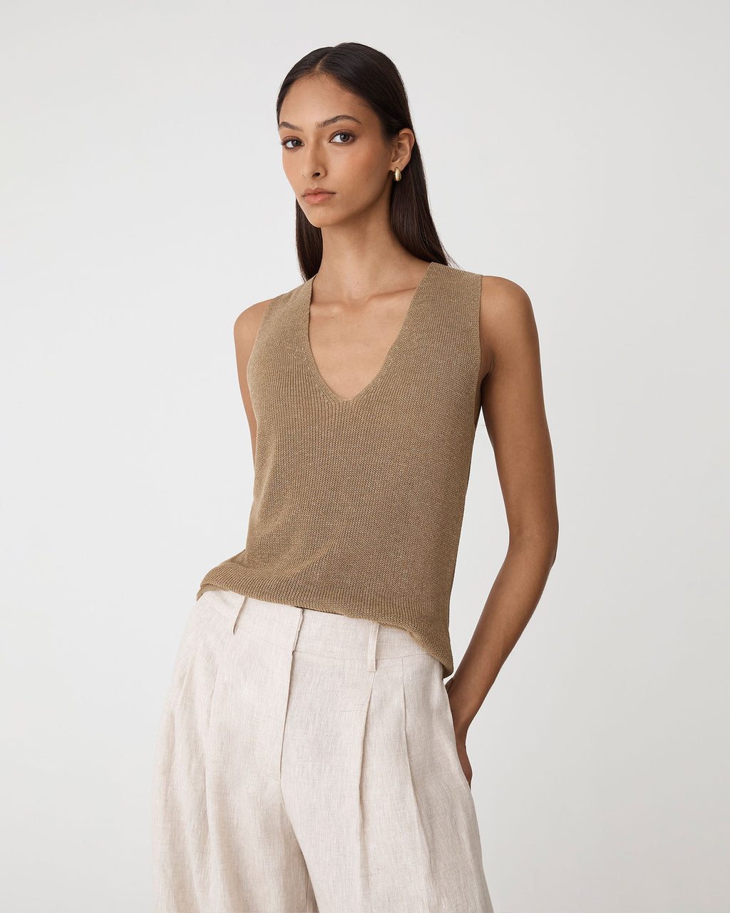 Jillian Lyocell Blend Tank