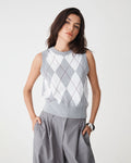 Jacinta Argyle Knit Vest