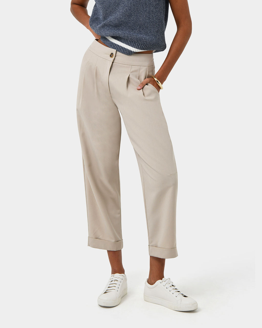 Antonia Relaxed Cuff Pants