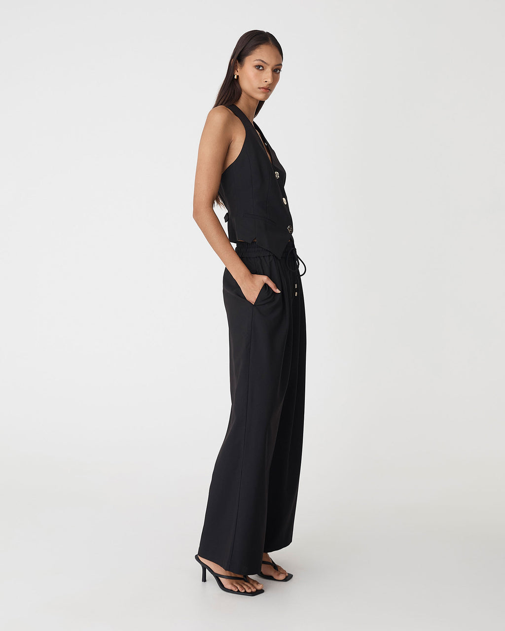 Amera Elastic Waist Pants
