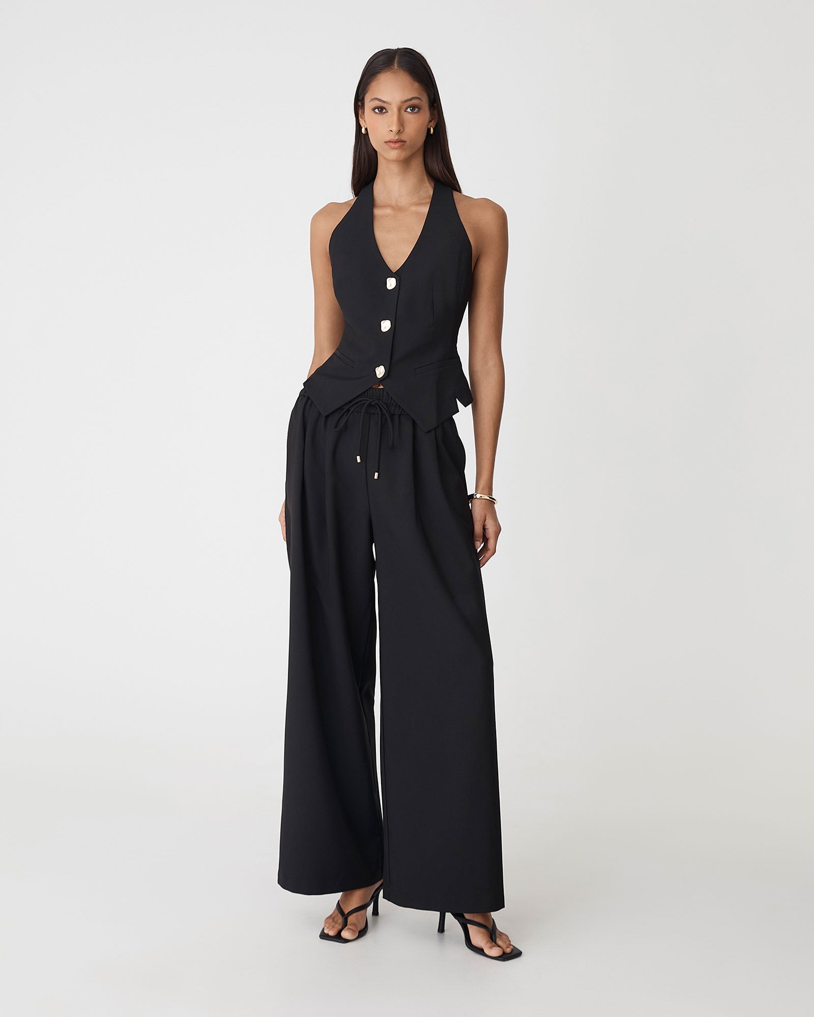 Amera Elastic Waist Pants