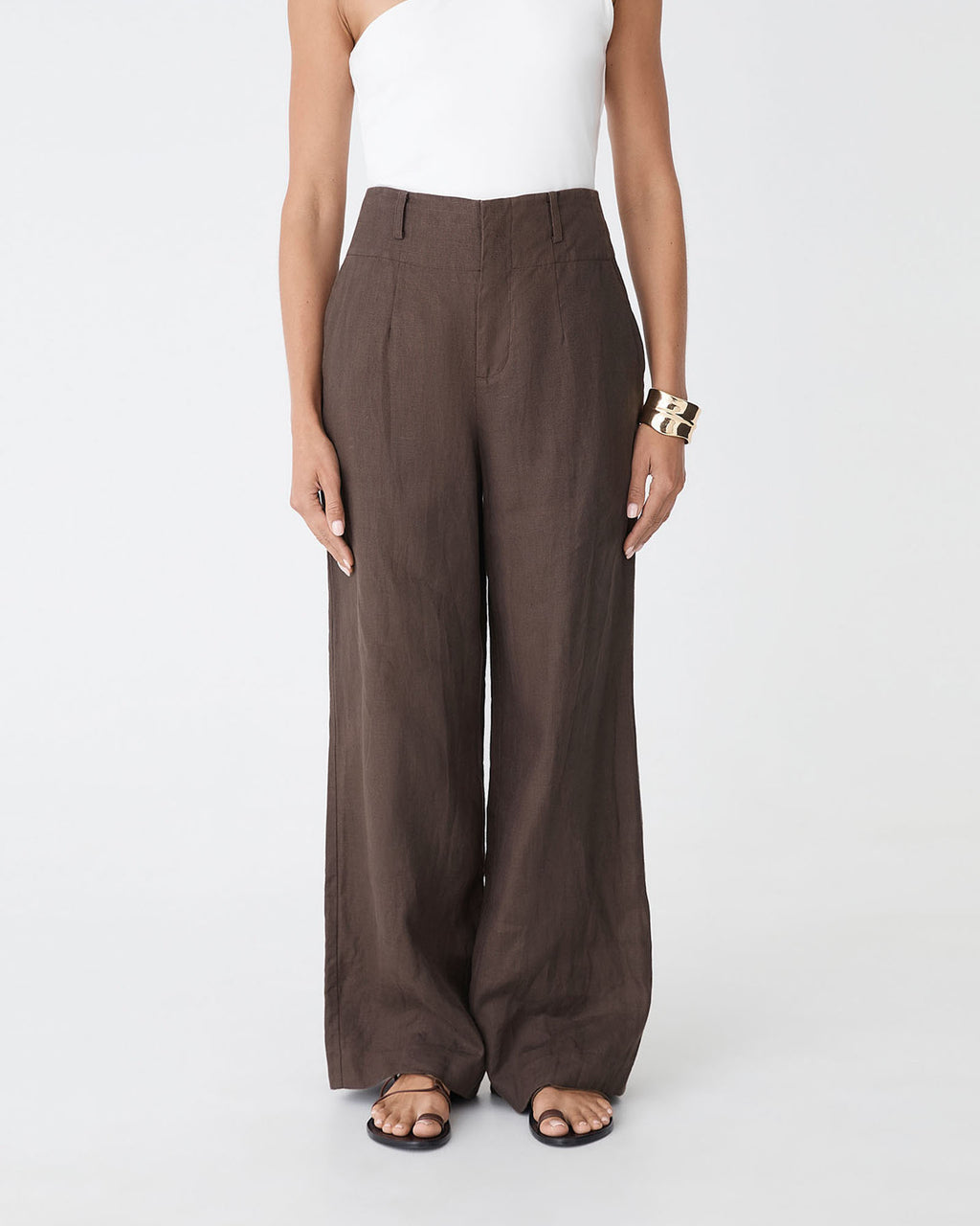 Ivy Linen Wide Leg Pants