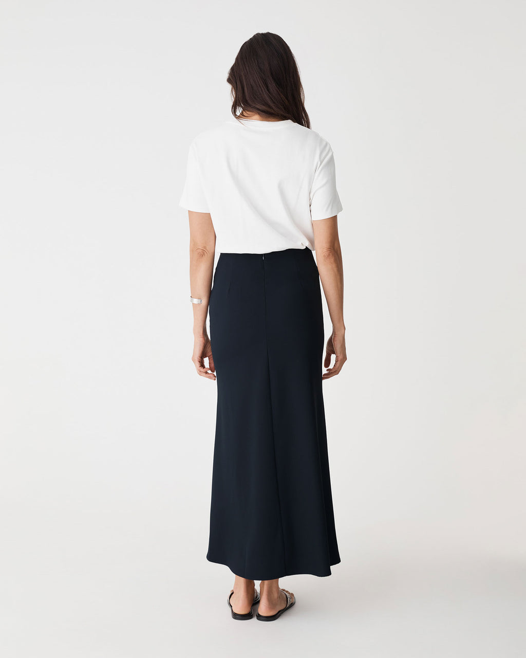 Caris Flared Maxi Skirt