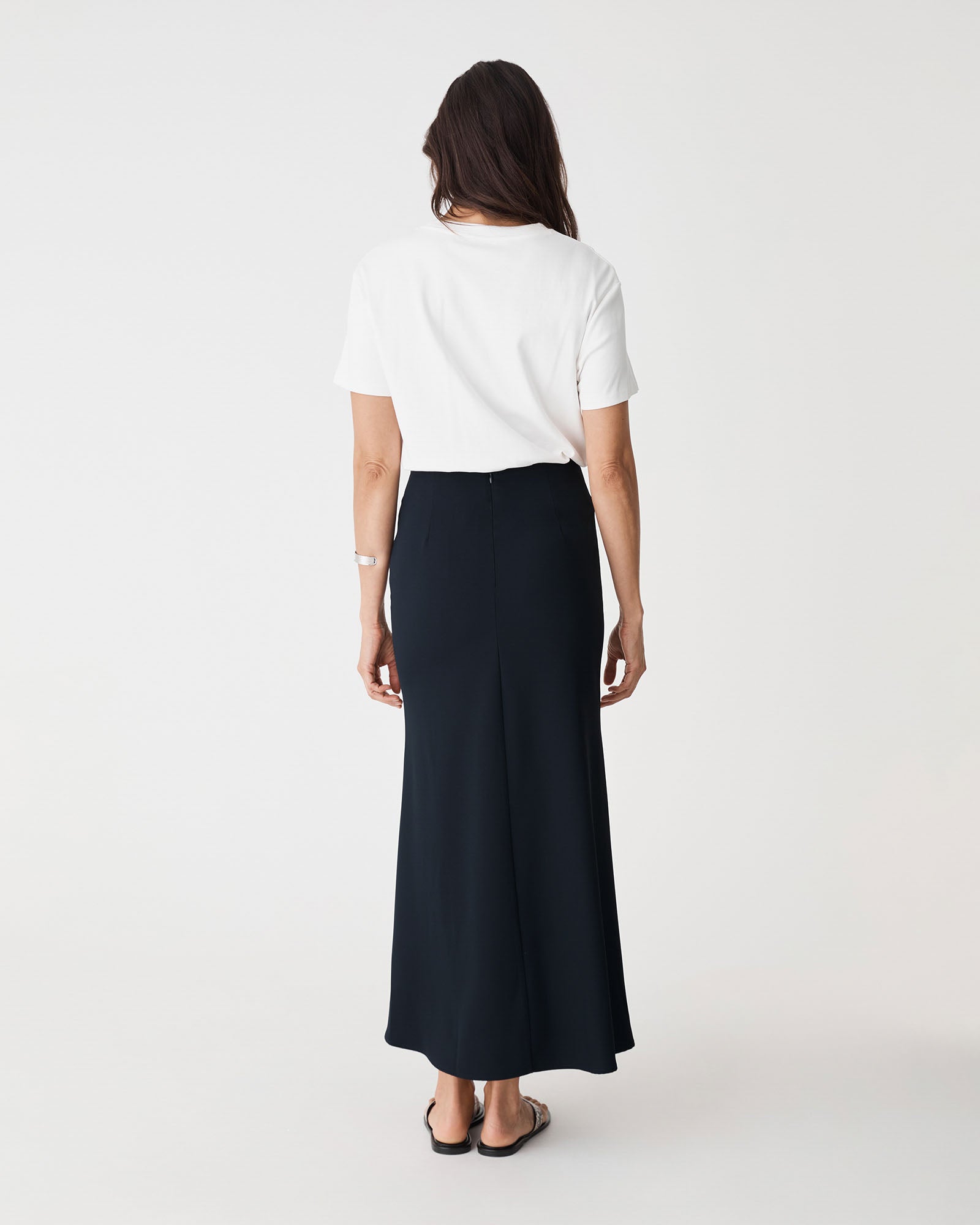 Caris Flared Maxi Skirt