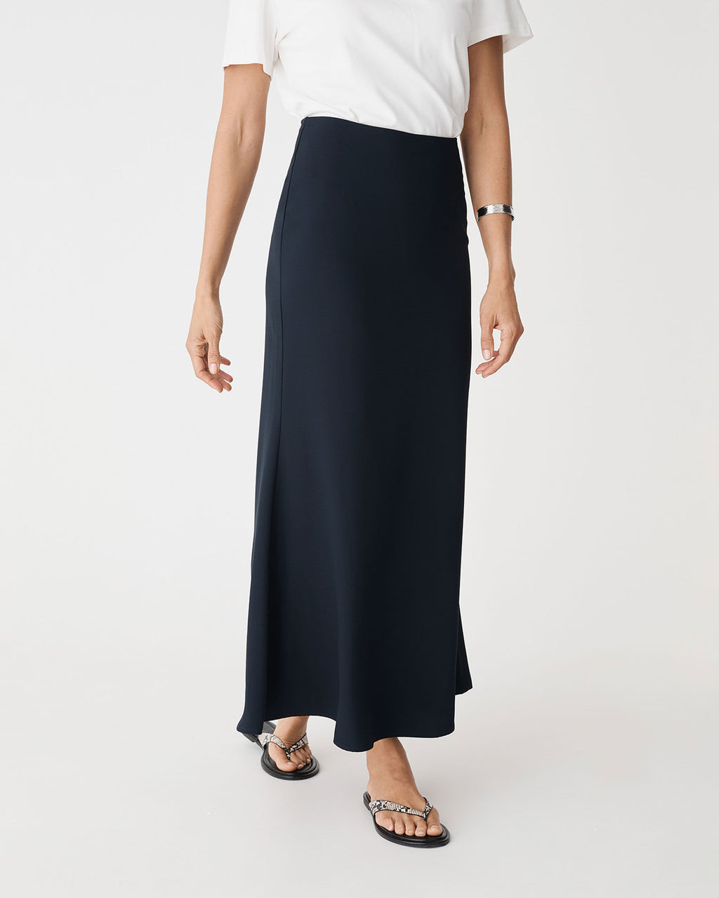Caris Flared Maxi Skirt