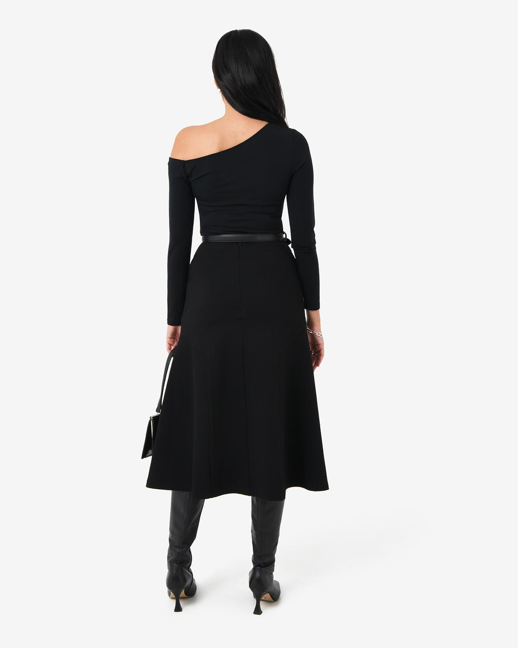 Adele Side Panel Midi Skirt