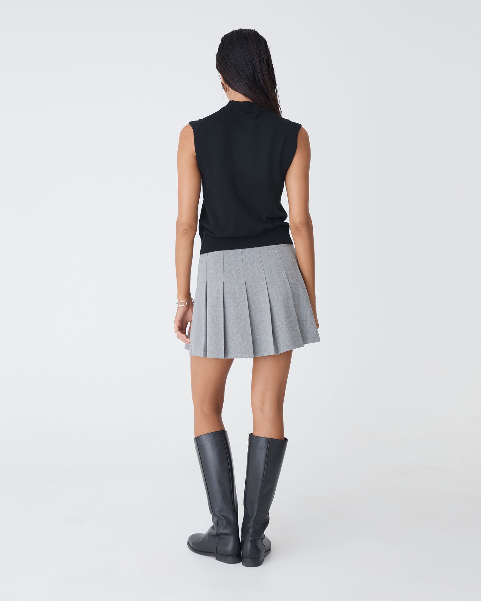 Kris Pleated Mini Skirt