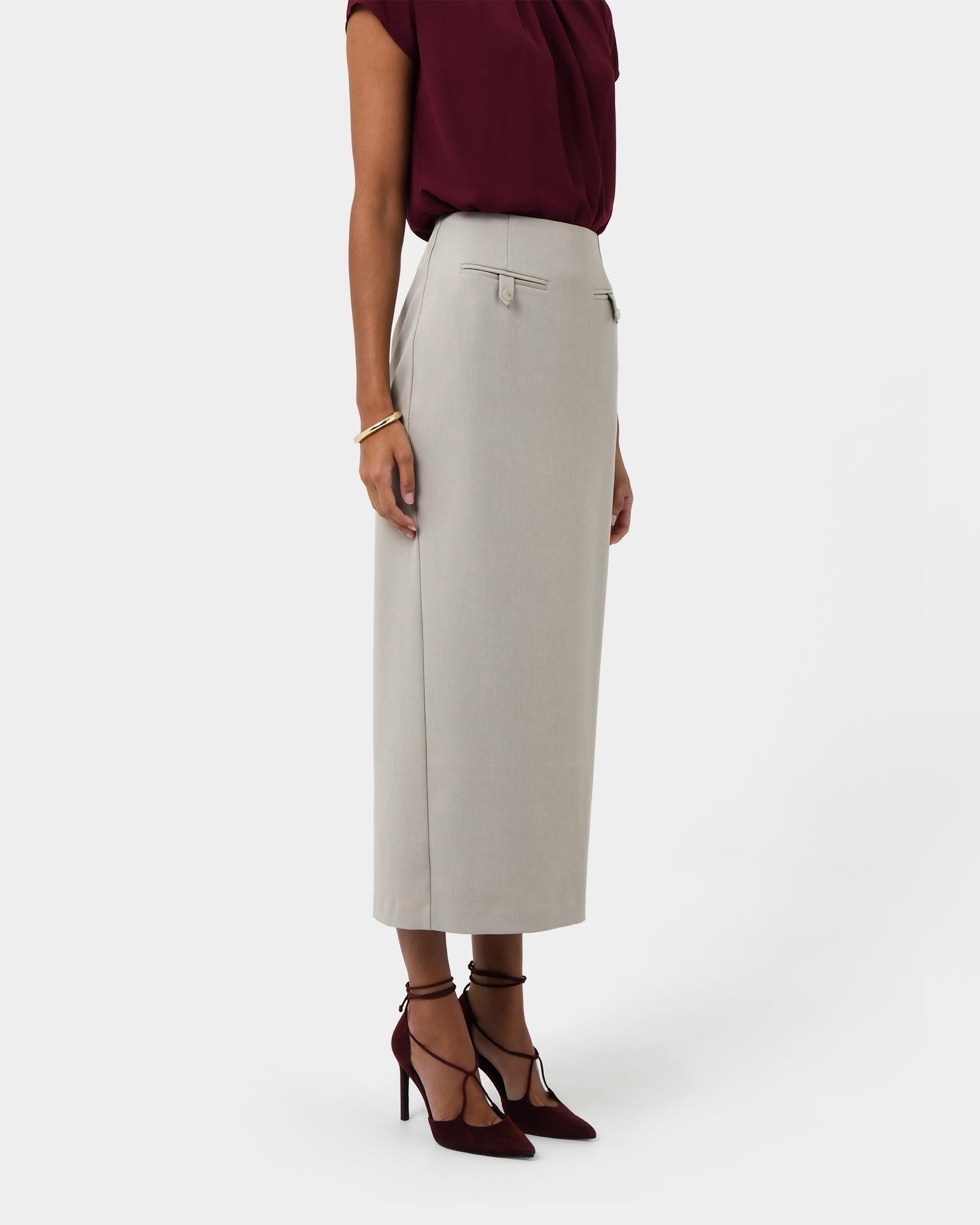 Milla Column Midi Skirt