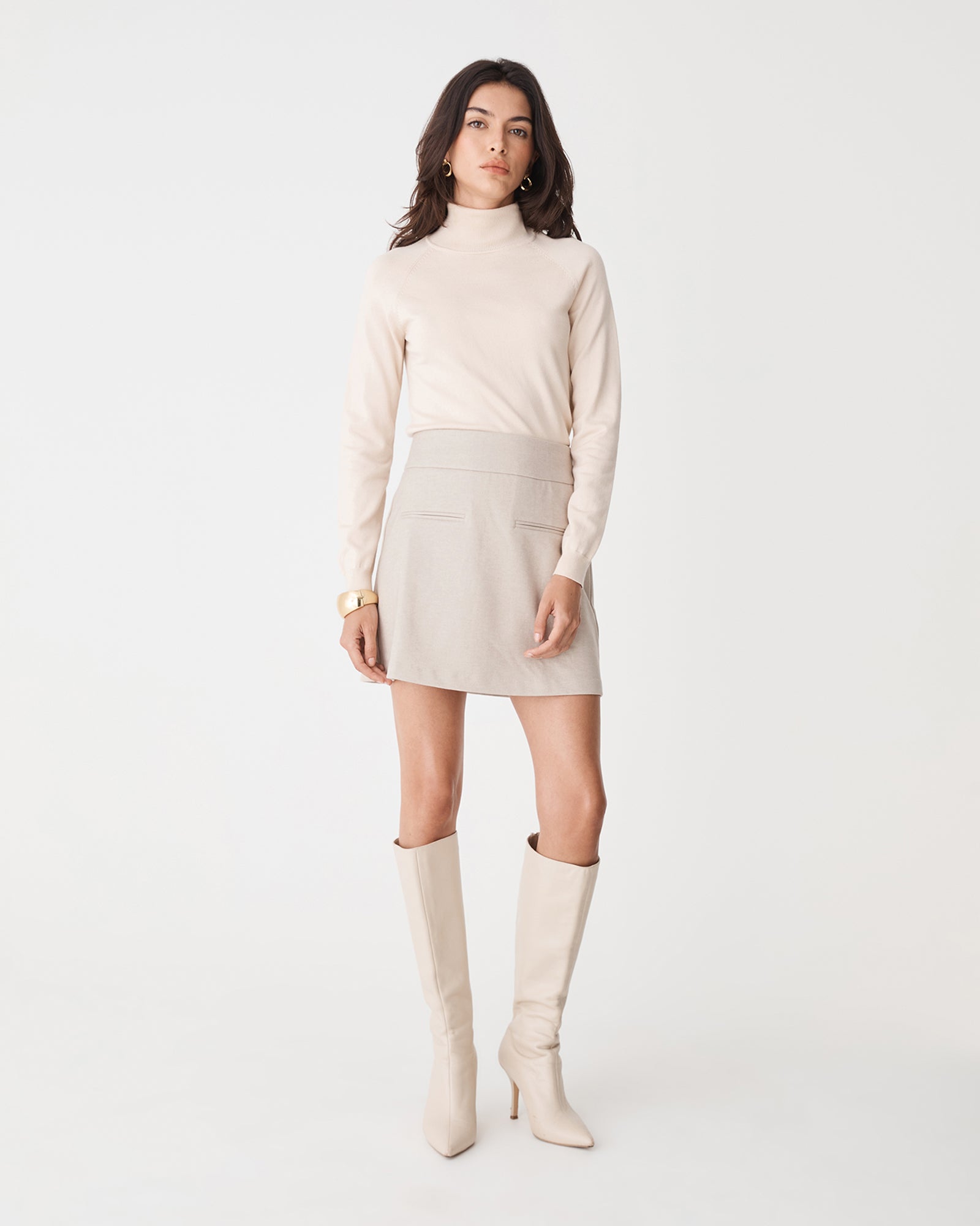 Lara A-Line Mini Skirt