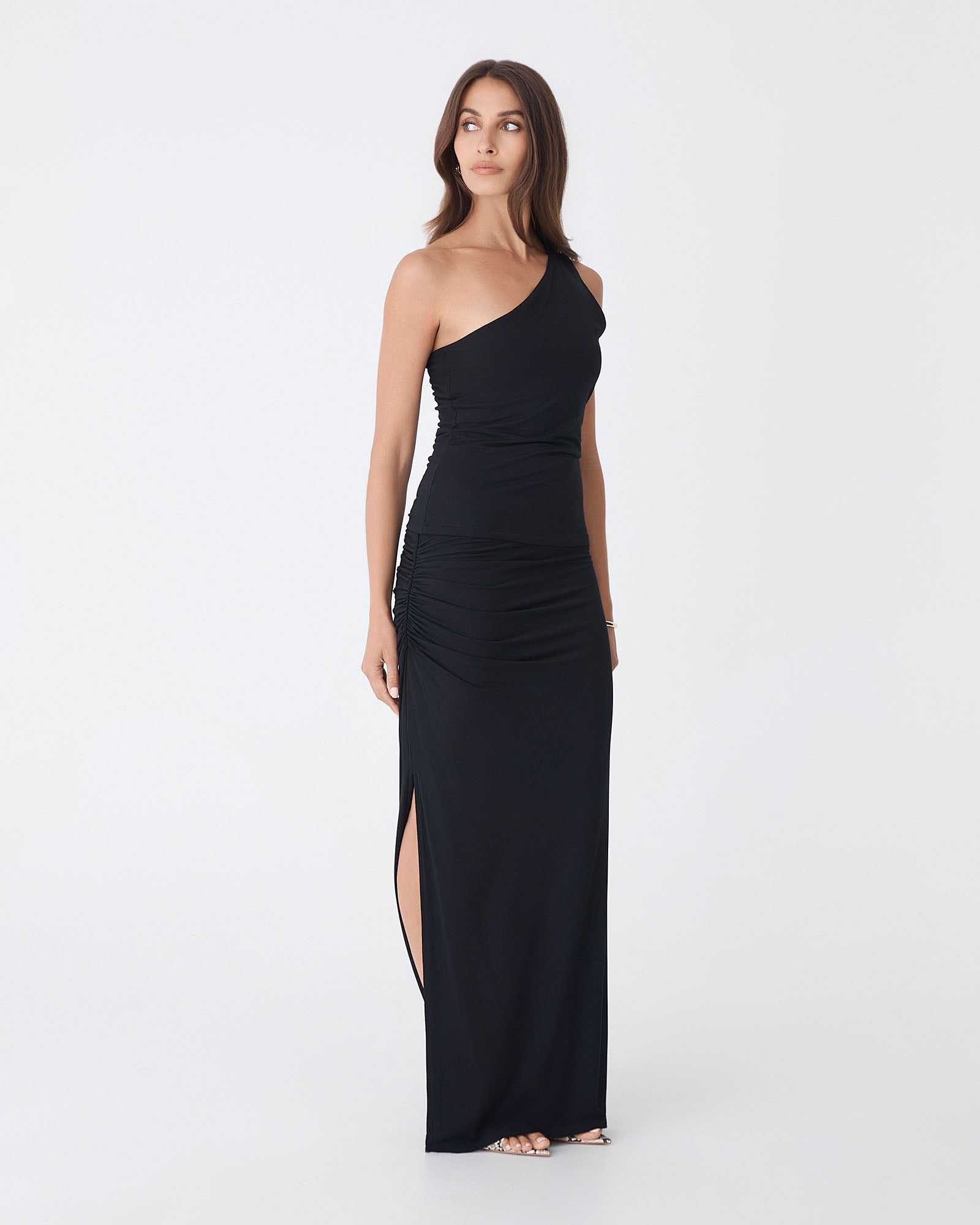 Kirsty Bamboo Ruched Skirt