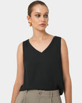 Blair V-neck Crop Top
