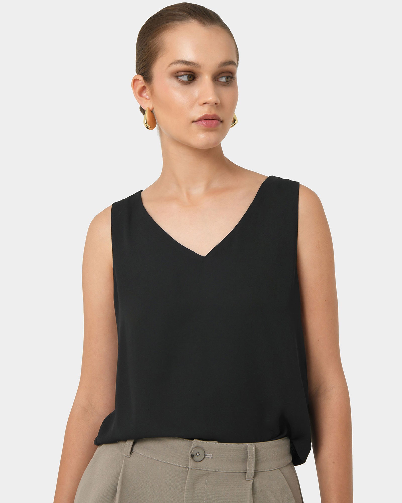 Blair V-neck Crop Top