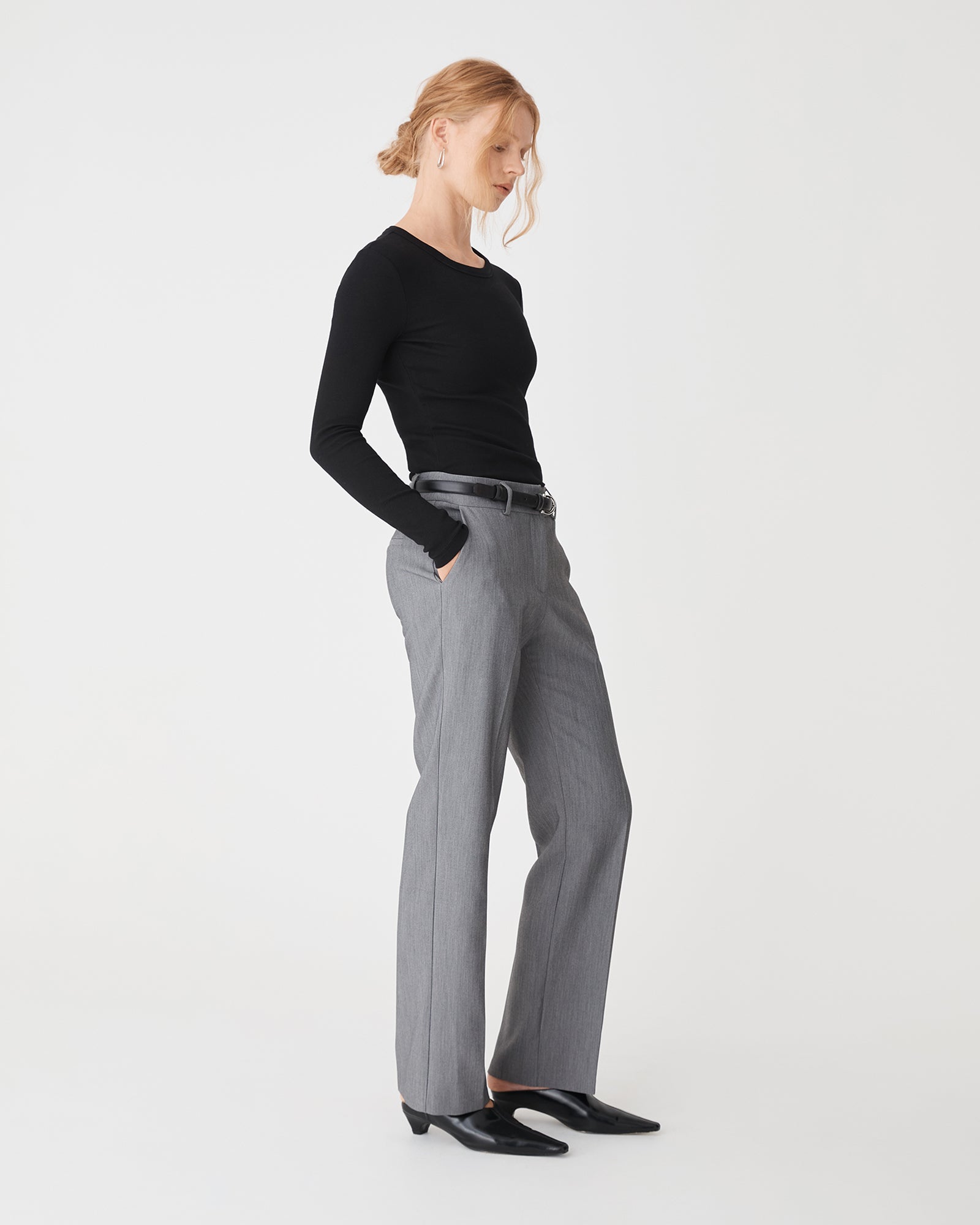 Devon Long Sleeve Rib Tee