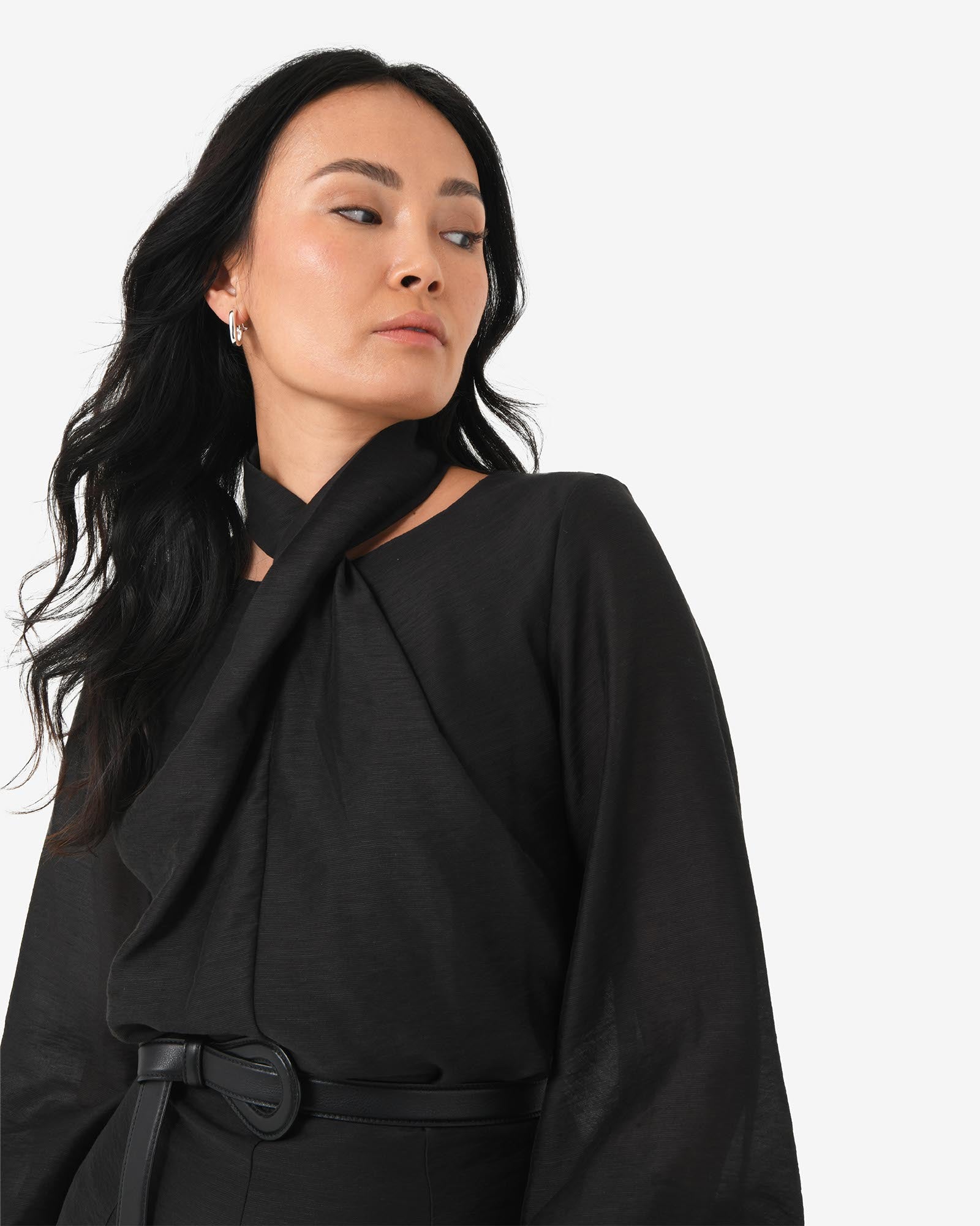 Bellini Twist Neck Blouse