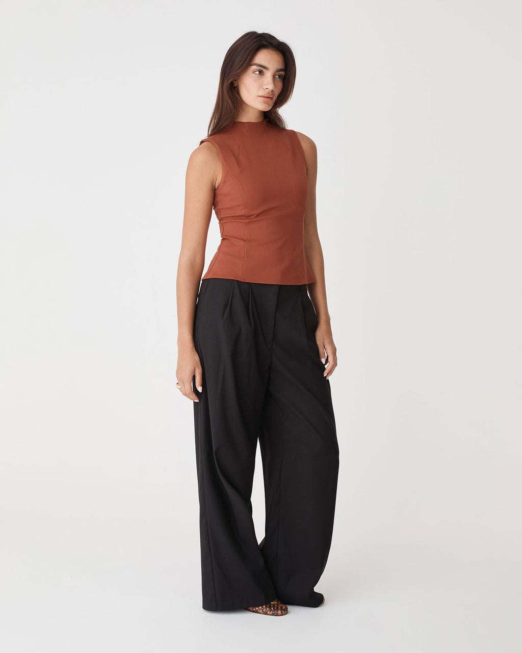 Finnley Structured Ponte Top