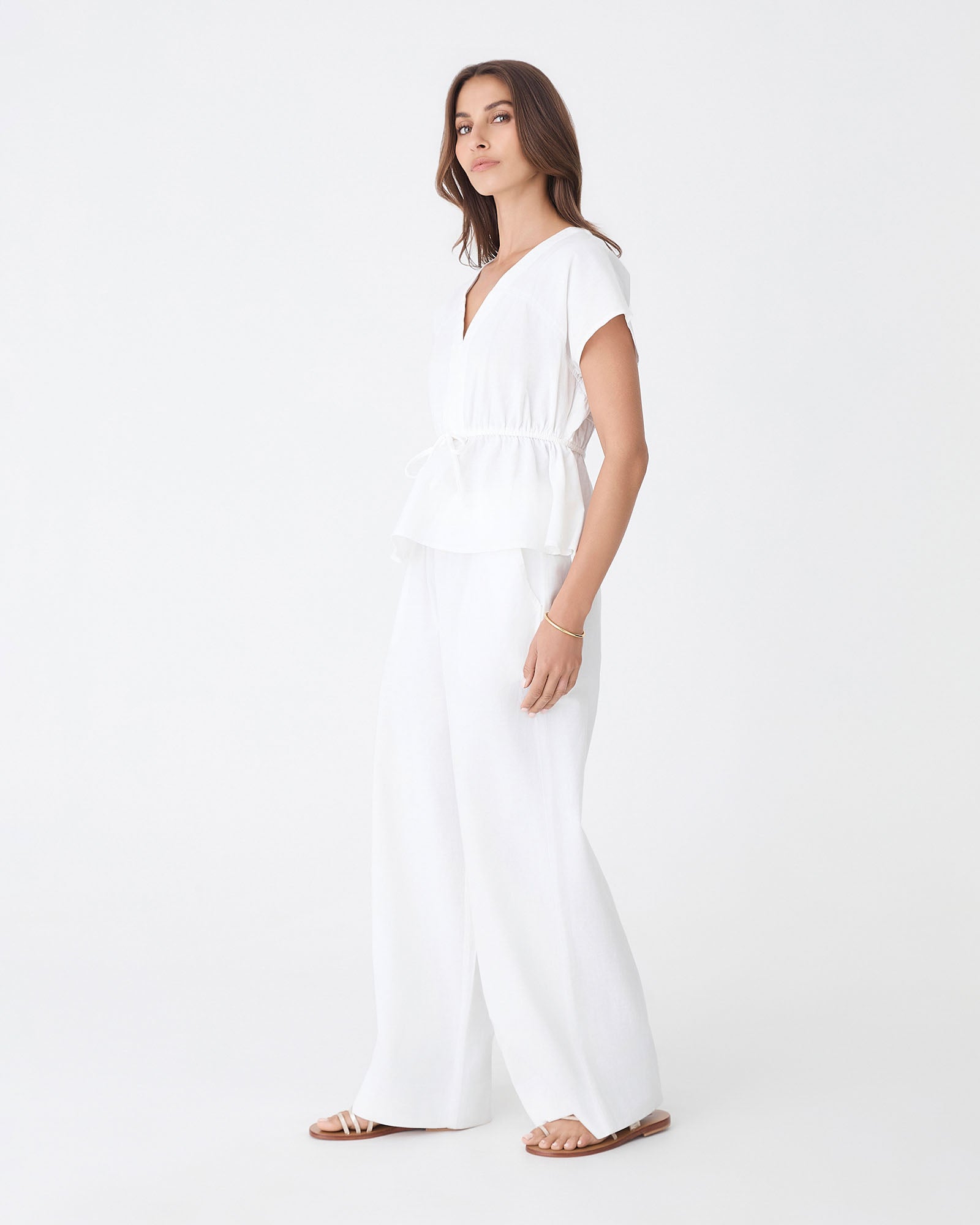 Bronte Cotton Drawstring Top