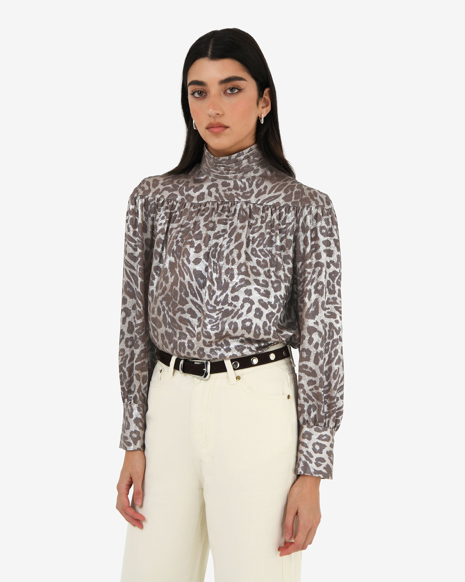 Melisa Gathered Yoke Top