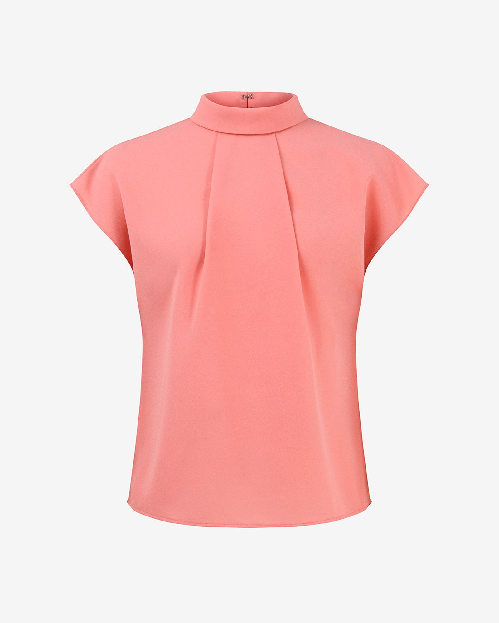 Tiara High Neck Shell Top