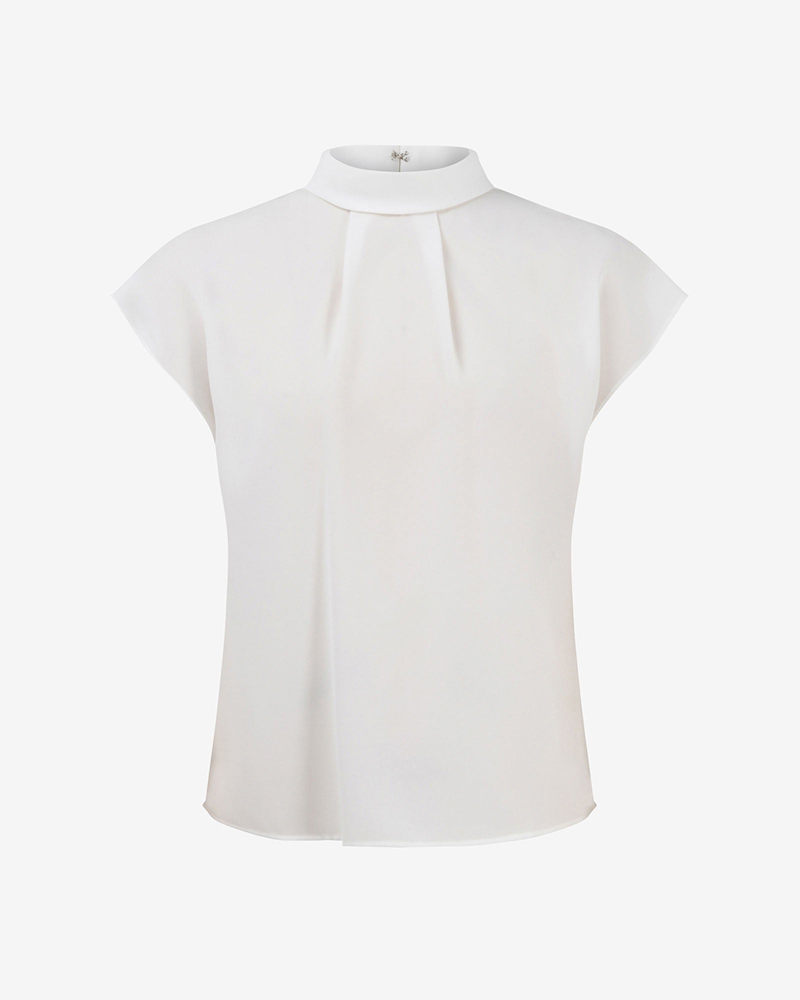 Tiara High Neck Shell Top