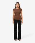 Sarah Padded Ruched Jersey Top