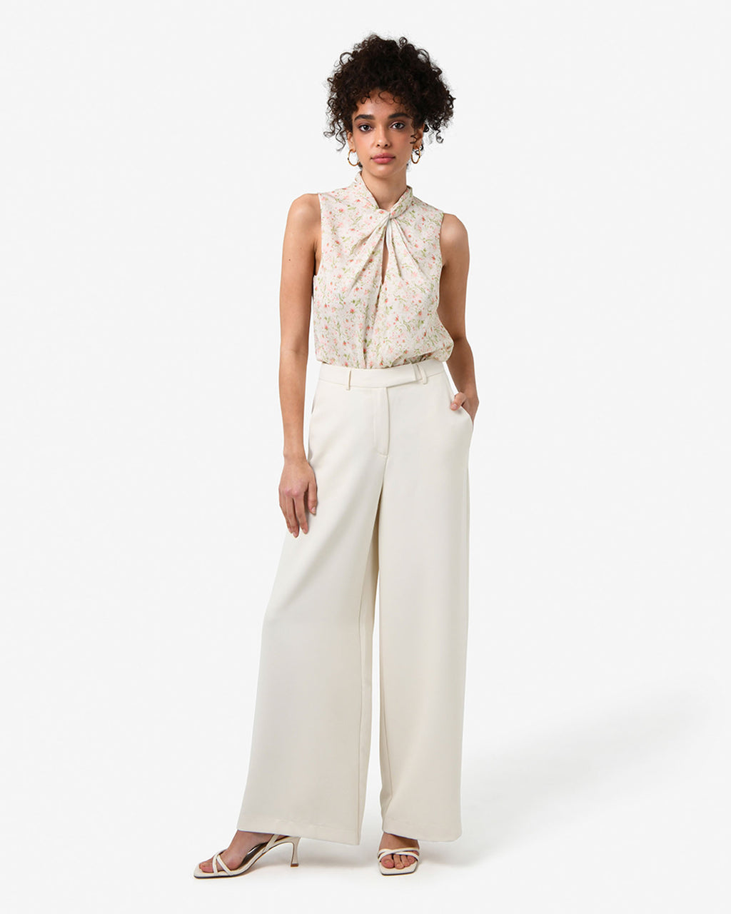 Indy Twist Floral Top