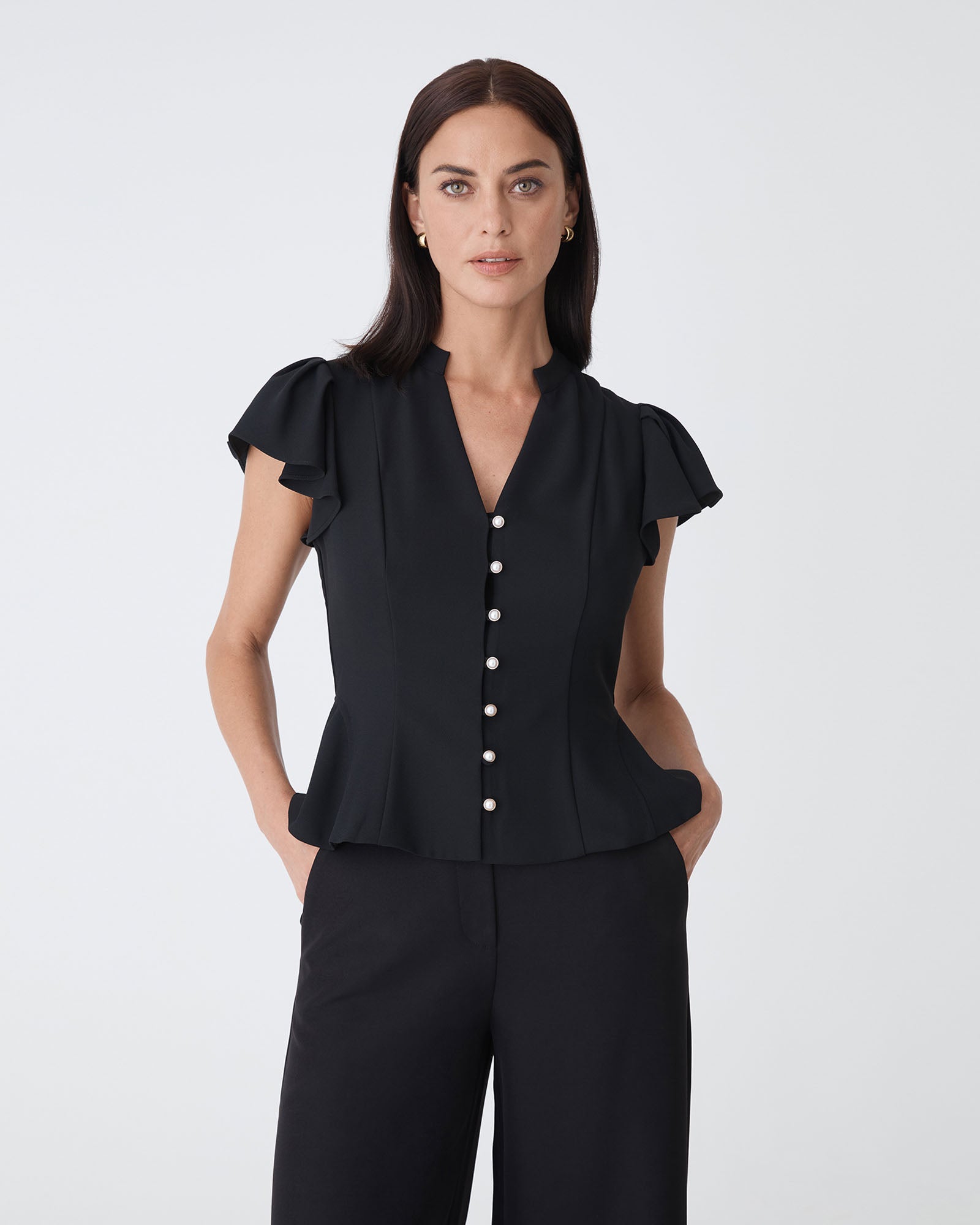 Carissa Gathered Sleeve Top