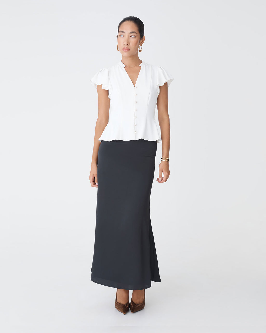 Carissa Gathered Sleeve Top