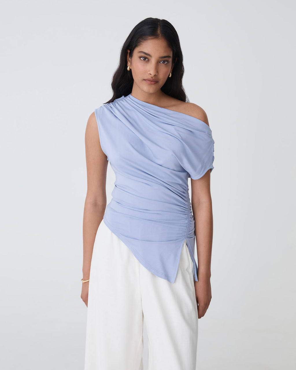 Keeley Bamboo Split Hem Top