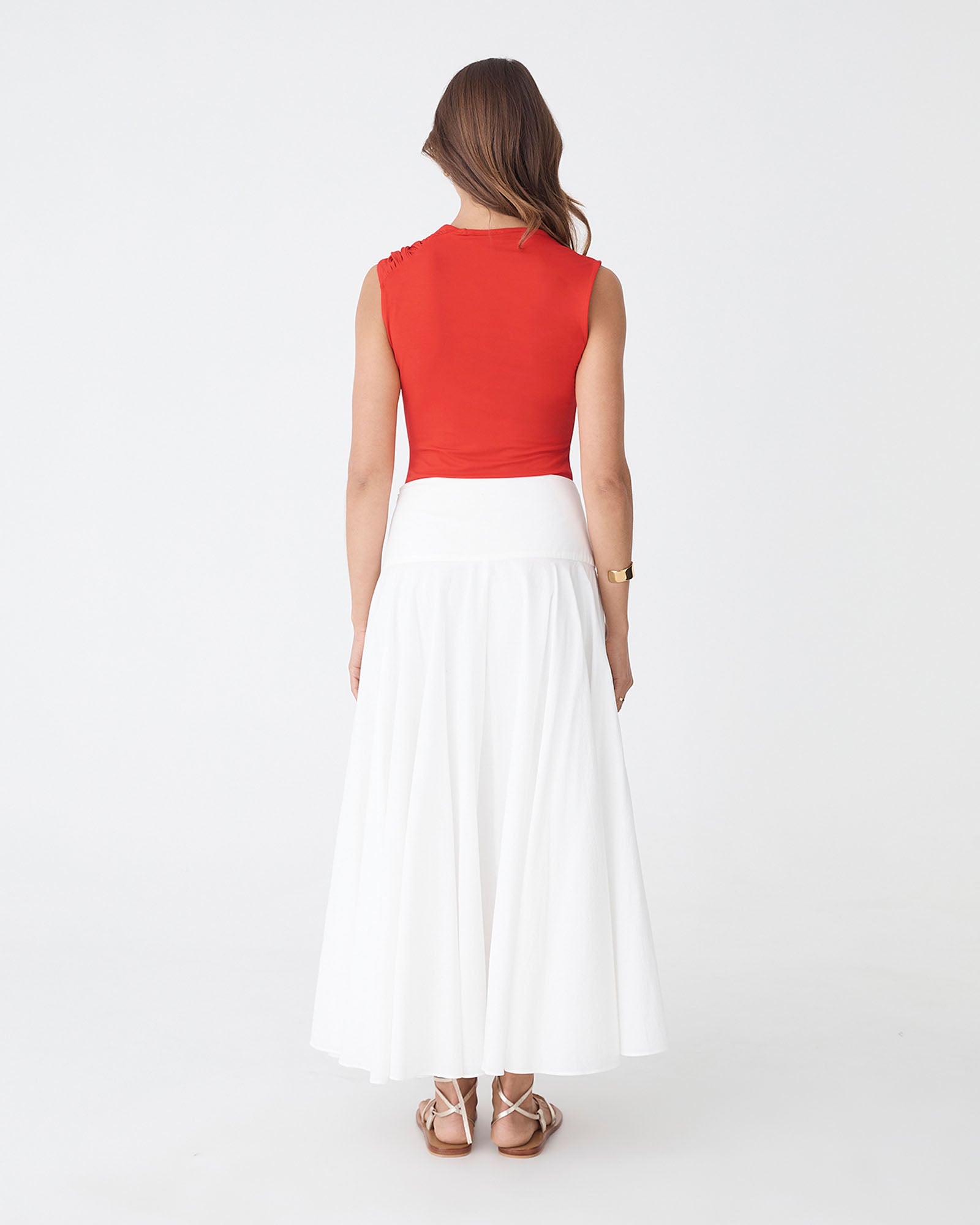 Kirsty Bamboo Ruched Top