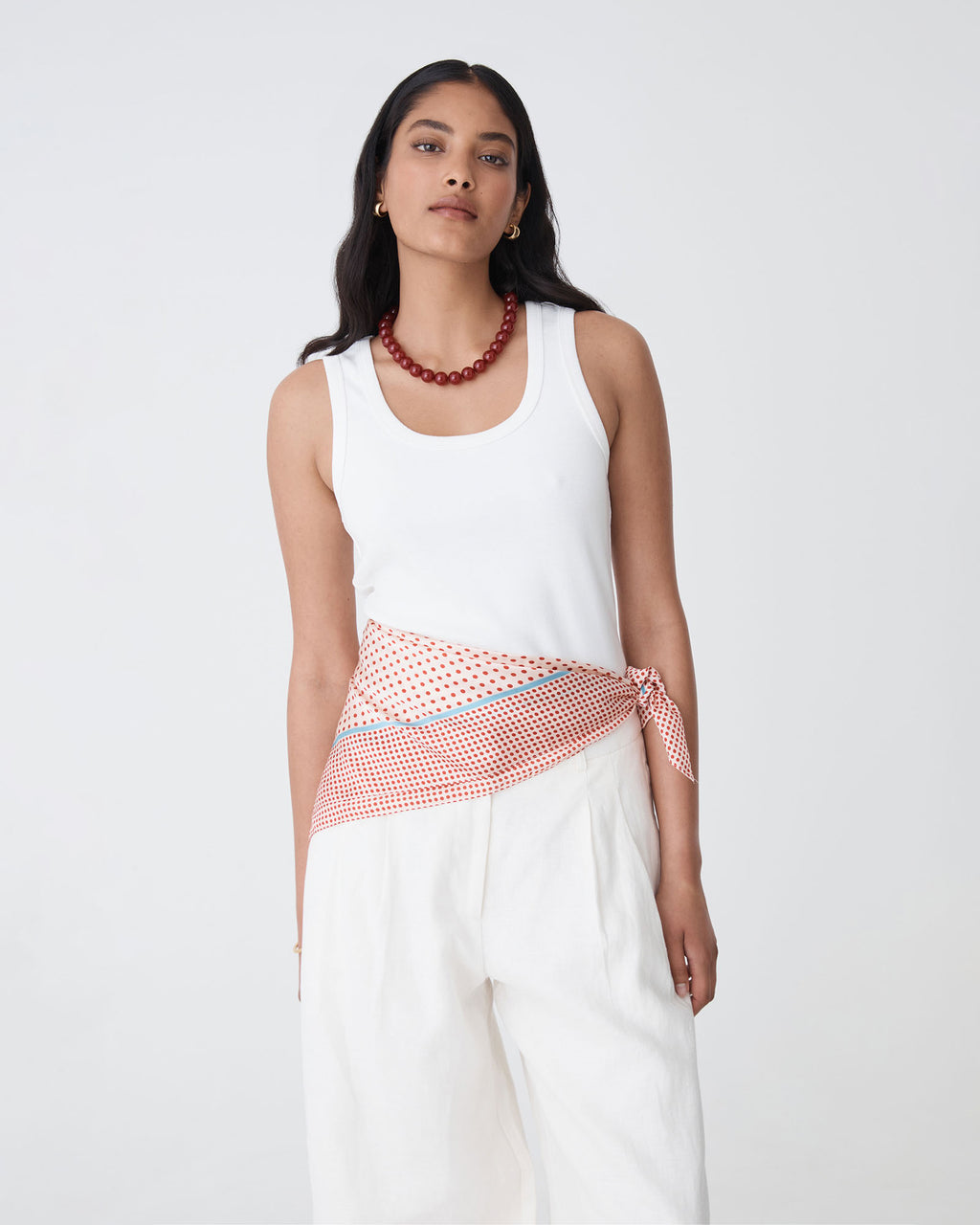 Maisie Cotton Rib Singlet